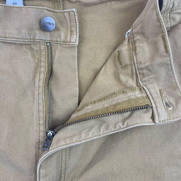 Carhartt Mens Tan Cotton Relaxed Fit Utility Work Shorts Size 44 - Picture 3 of 9